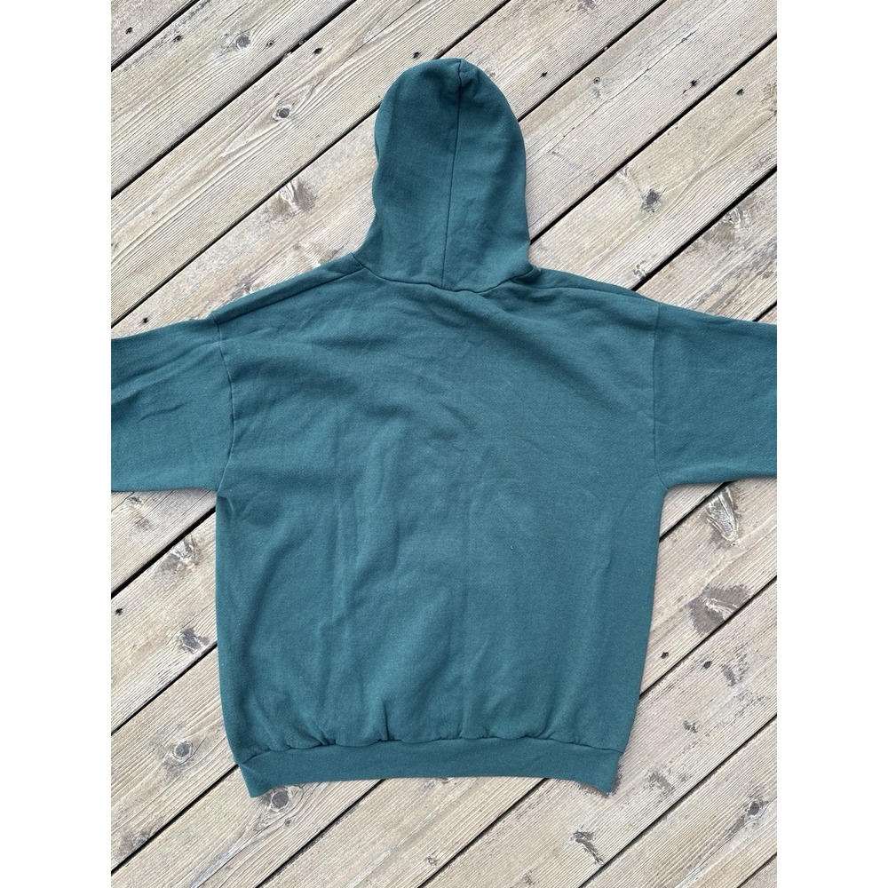 Vintage Green Bay Packers Hoodie XL NFL Football Sweatshirt Green Pullover - Picture 10 of 12